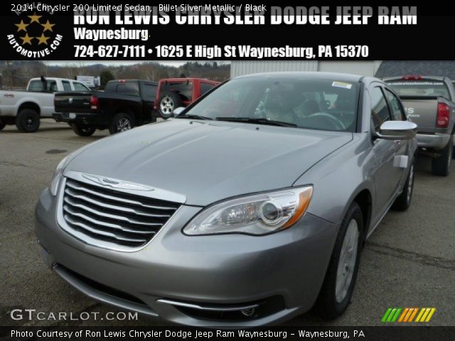 2014 Chrysler 200 Limited Sedan in Billet Silver Metallic