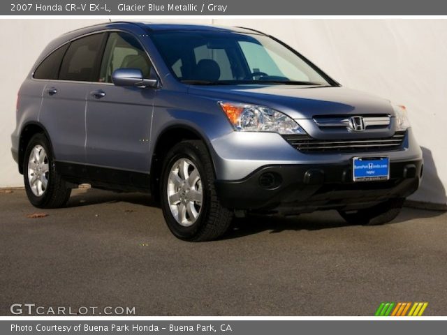 2007 Honda CR-V EX-L in Glacier Blue Metallic