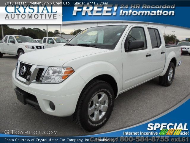 2013 Nissan Frontier SV V6 Crew Cab in Glacier White