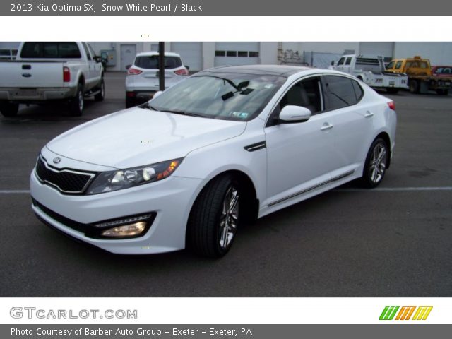 2013 Kia Optima SX in Snow White Pearl