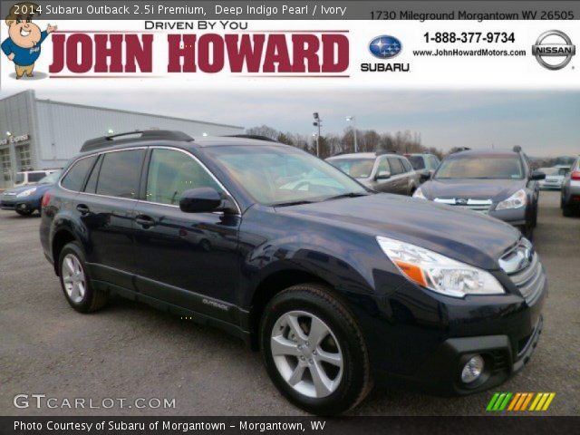 2014 Subaru Outback 2.5i Premium in Deep Indigo Pearl