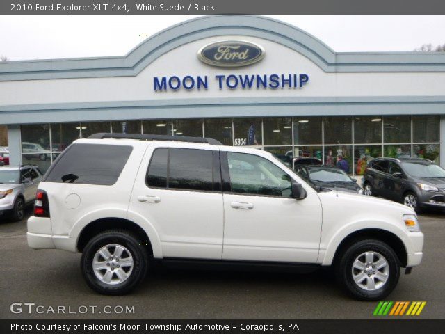 2010 Ford Explorer XLT 4x4 in White Suede