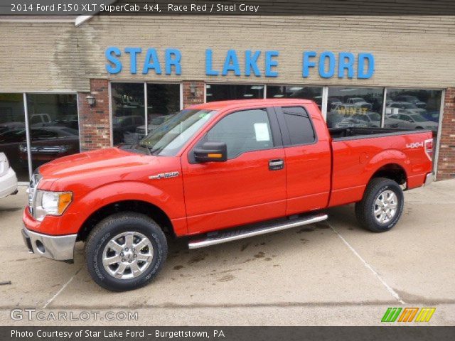 2014 Ford F150 XLT SuperCab 4x4 in Race Red