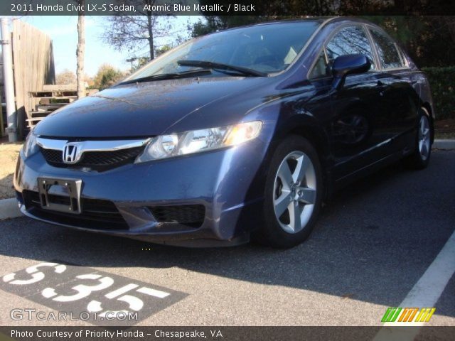 2011 Honda Civic LX-S Sedan in Atomic Blue Metallic