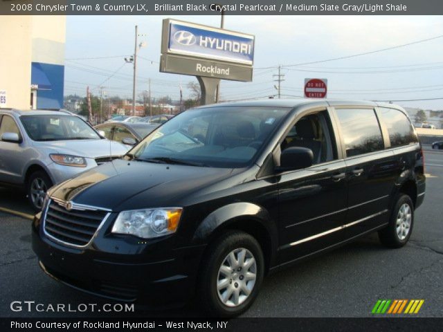 2008 Chrysler Town & Country LX in Brilliant Black Crystal Pearlcoat