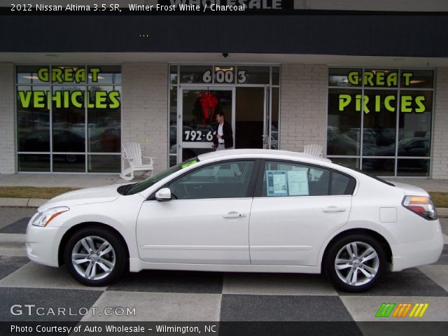 2012 Nissan Altima 3.5 SR in Winter Frost White