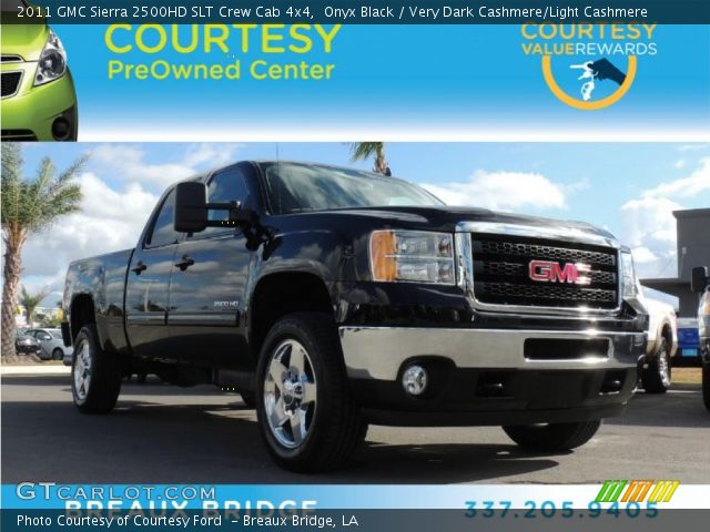 2011 GMC Sierra 2500HD SLT Crew Cab 4x4 in Onyx Black