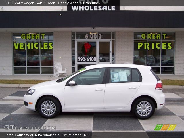 2013 Volkswagen Golf 4 Door in Candy White