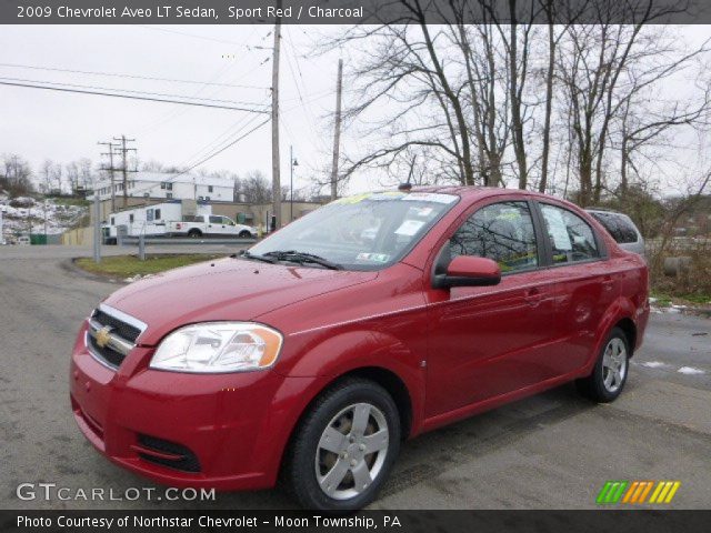 2009 Chevrolet Aveo LT Sedan in Sport Red