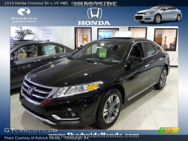 2014 Honda Crosstour EX-L V6 4WD in Crystal Black Pearl