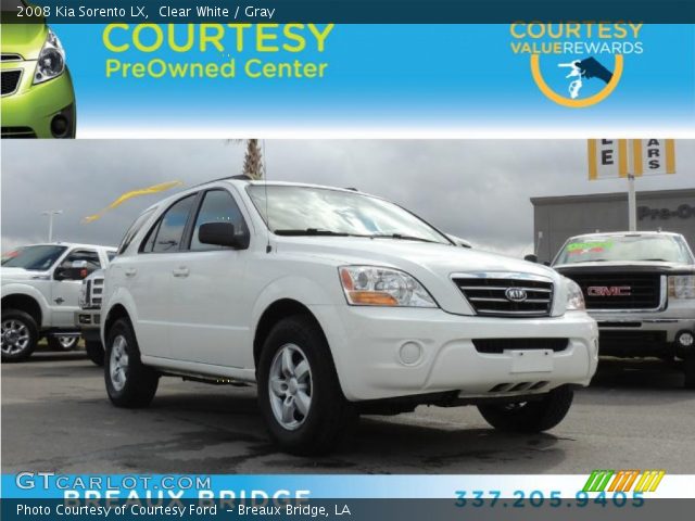 2008 Kia Sorento LX in Clear White