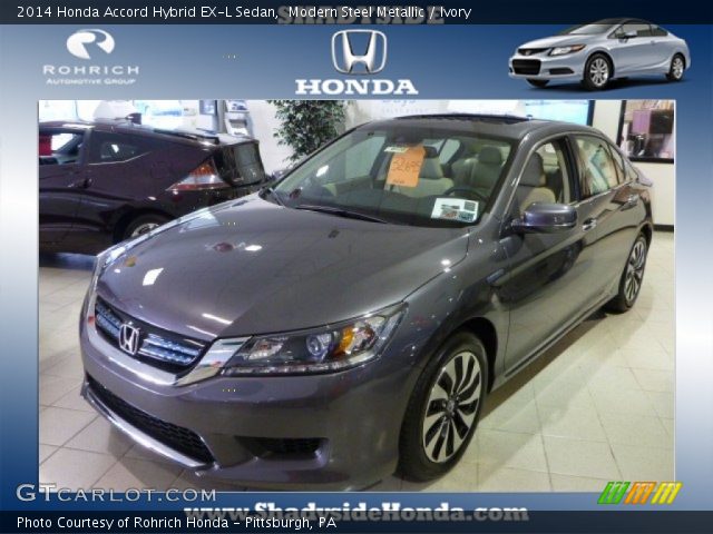 2014 Honda Accord Hybrid EX-L Sedan in Modern Steel Metallic