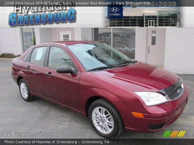 2006 Ford Focus ZX4 SE Sedan in Dark Toreador Red Metallic