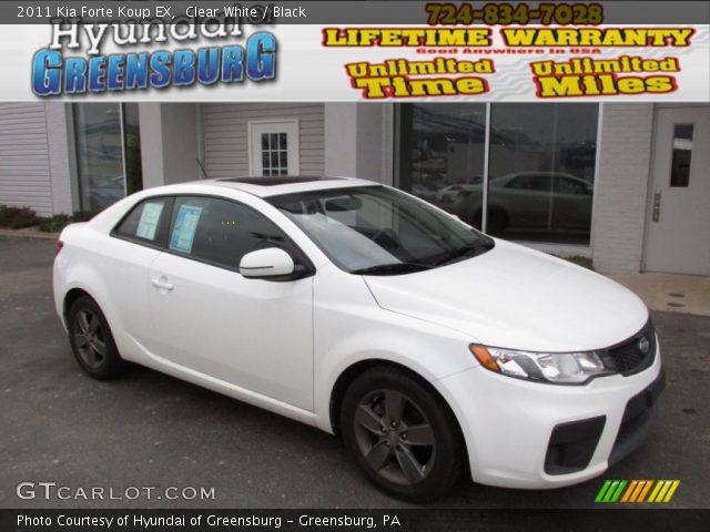 2011 Kia Forte Koup EX in Clear White