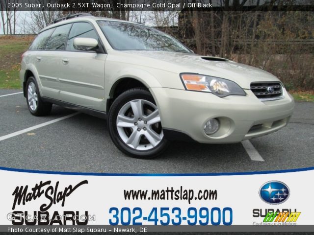 2005 Subaru Outback 2.5XT Wagon in Champagne Gold Opal