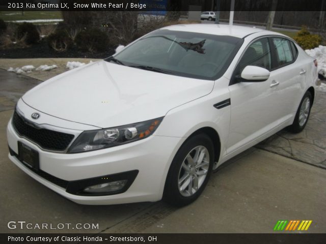 2013 Kia Optima LX in Snow White Pearl