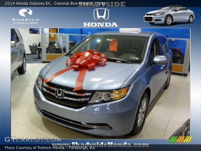 2014 Honda Odyssey EX in Celestial Blue Metallic