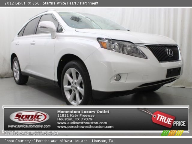 2012 Lexus RX 350 in Starfire White Pearl