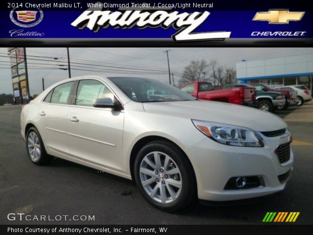 2014 Chevrolet Malibu LT in White Diamond Tricoat