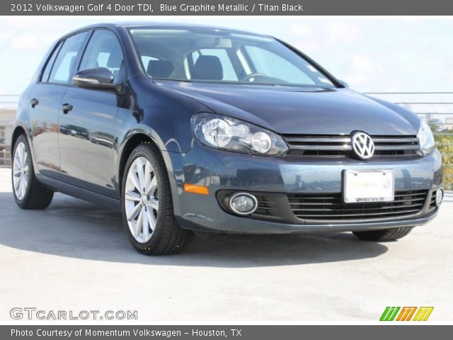 2012 Volkswagen Golf 4 Door TDI in Blue Graphite Metallic