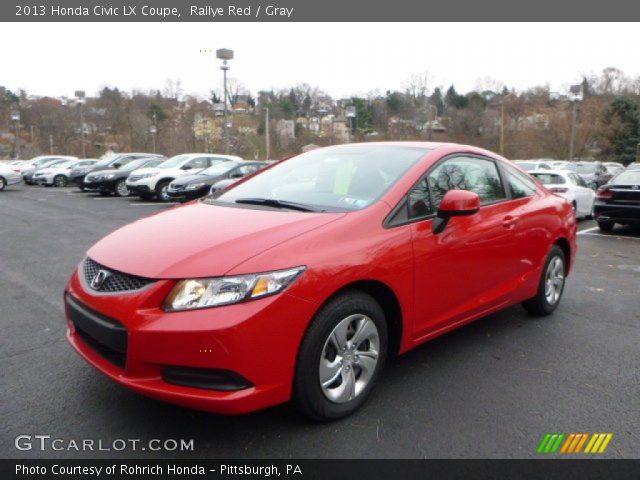 2013 Honda Civic LX Coupe in Rallye Red