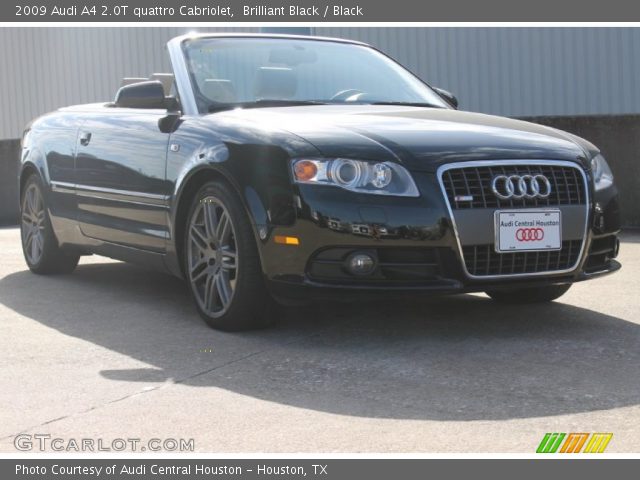 2009 Audi A4 2.0T quattro Cabriolet in Brilliant Black