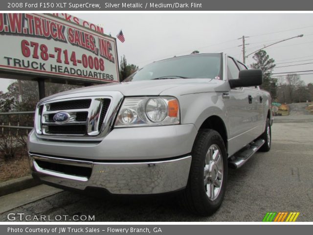 2008 Ford F150 XLT SuperCrew in Silver Metallic