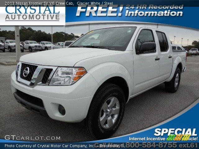 2013 Nissan Frontier SV V6 Crew Cab in Glacier White