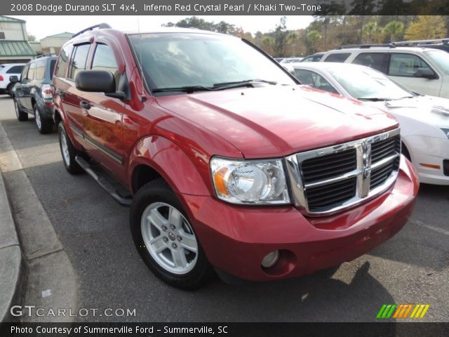 2008 Dodge Durango SLT 4x4 in Inferno Red Crystal Pearl