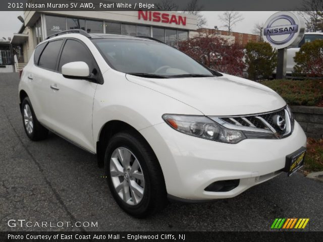 2012 Nissan Murano SV AWD in Pearl White