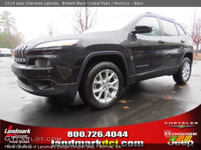 2014 Jeep Cherokee Latitude in Brilliant Black Crystal Pearl