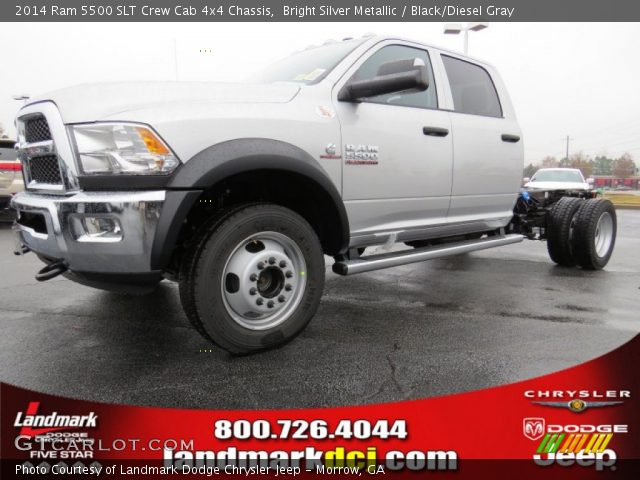 2014 Ram 5500 SLT Crew Cab 4x4 Chassis in Bright Silver Metallic