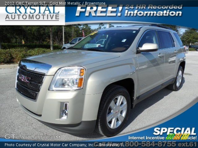 2012 GMC Terrain SLT in Gold Mist Metallic