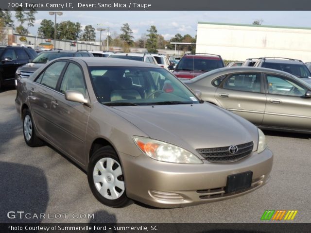 2004 Toyota Camry LE in Desert Sand Mica