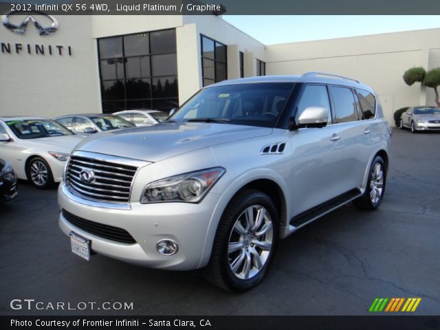 2012 Infiniti QX 56 4WD in Liquid Platinum