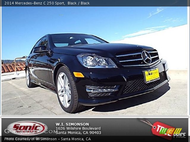 2014 Mercedes-Benz C 250 Sport in Black
