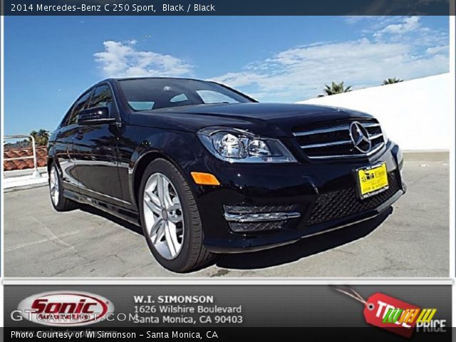 2014 Mercedes-Benz C 250 Sport in Black