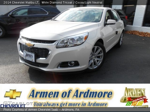 2014 Chevrolet Malibu LT in White Diamond Tricoat