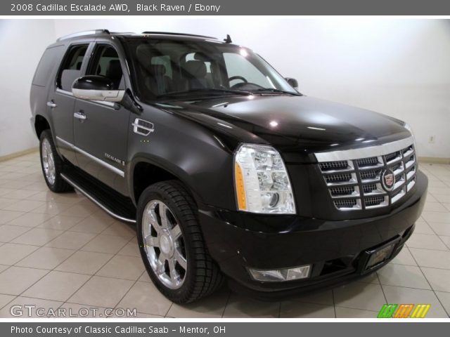 2008 Cadillac Escalade AWD in Black Raven