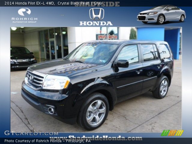 2014 Honda Pilot EX-L 4WD in Crystal Black Pearl