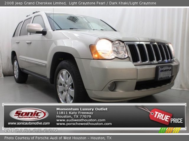 2008 Jeep Grand Cherokee Limited in Light Graystone Pearl