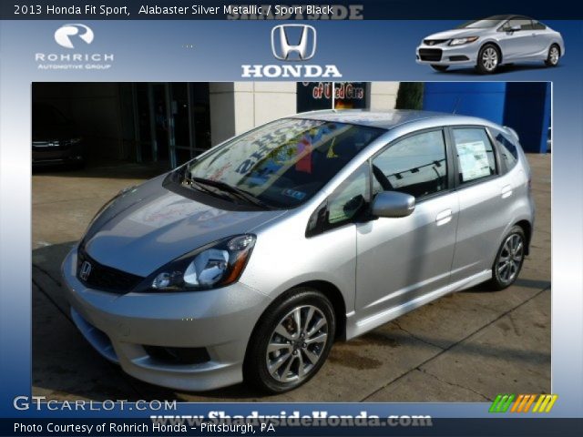 2013 Honda Fit Sport in Alabaster Silver Metallic