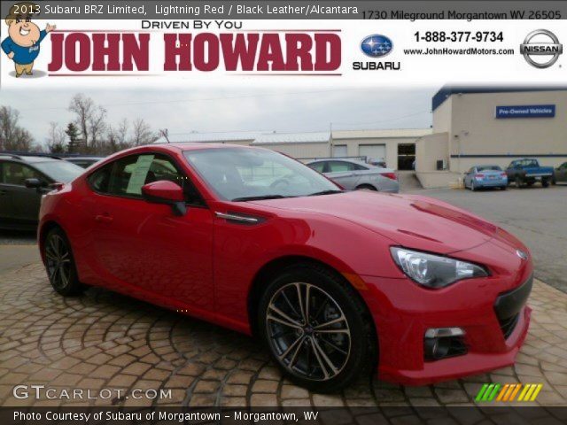 2013 Subaru BRZ Limited in Lightning Red