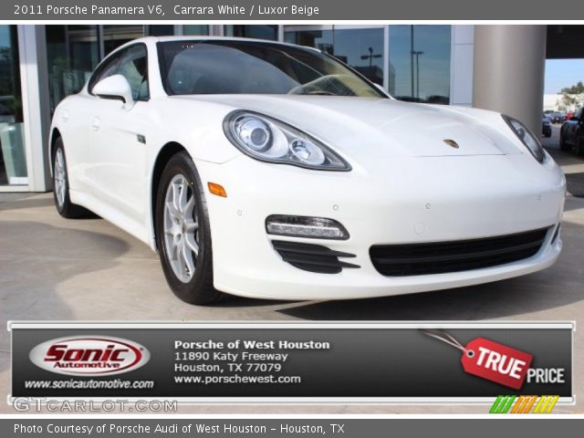 2011 Porsche Panamera V6 in Carrara White