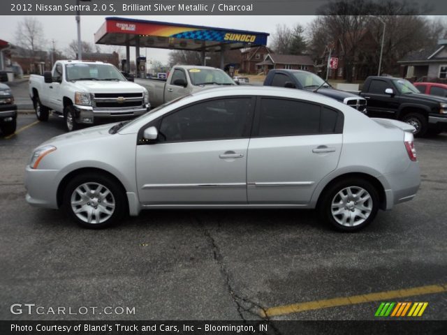2012 Nissan Sentra 2.0 S in Brilliant Silver Metallic