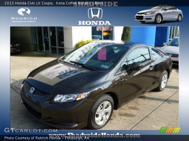 2013 Honda Civic LX Coupe in Kona Coffee Metallic