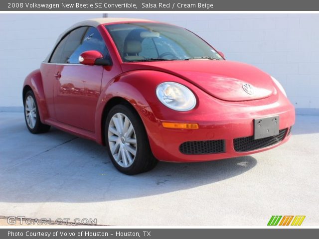 2008 Volkswagen New Beetle SE Convertible in Salsa Red