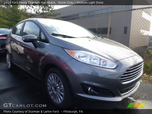 2014 Ford Fiesta Titanium Hatchback in Storm Gray