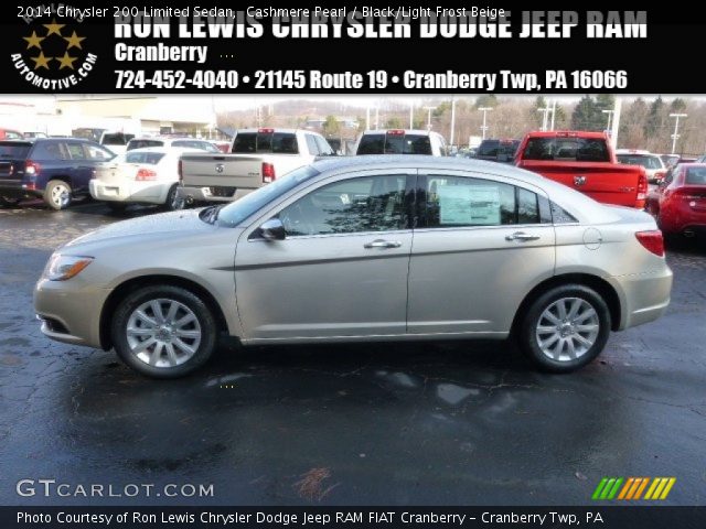 2014 Chrysler 200 Limited Sedan in Cashmere Pearl