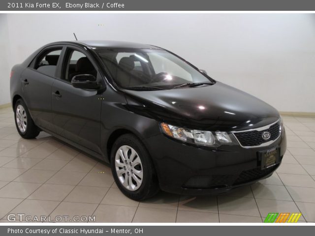 2011 Kia Forte EX in Ebony Black